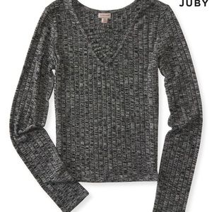 Aeropostle (cape juby) gray sweater.